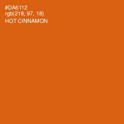 #DA6112 - Hot Cinnamon Color Image